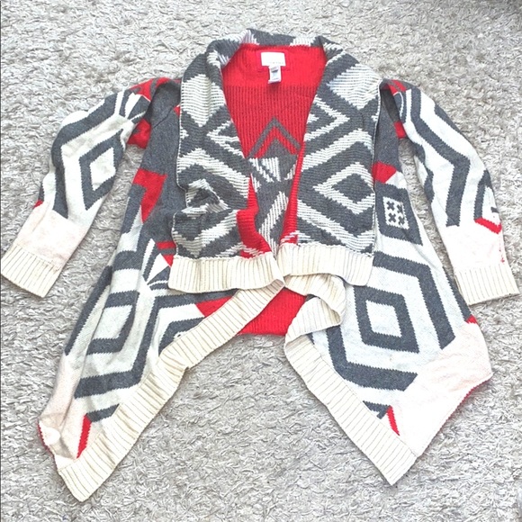 💗Forever 21 Pink/Gray Cardigan - Size L - Picture 1 of 4